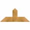 Ekena Millwork Portland Rough Sawn Timber Gable Bracket, Western Red Cedar, 36"W x 16"H x 4"D x 6"F, 11/12 Pitch GBW036X16X0406POR00RWR - alternate 1